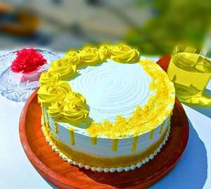 Rasmalai Flavour Cake