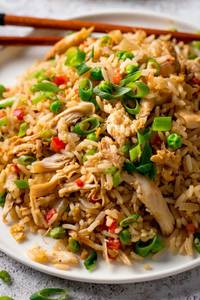Egg chicken fried rice