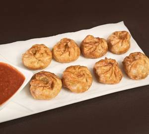Paneer Tikka Momos [fried]