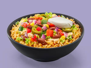 Burrito Rice Bowl Regular Veg (aka Mexican Biryani)