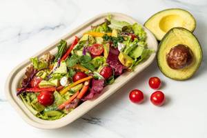 Avocado Greek Salad [Gluten Free].