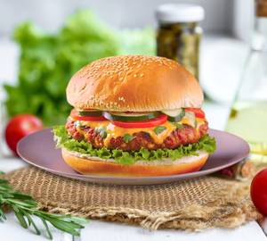 Mexican chicken burger