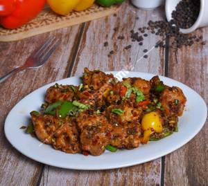 Chicken pepper gravy