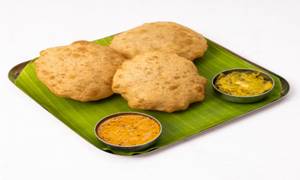 Poori (3 Nos.) With Side Dish
