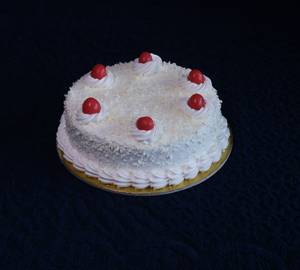 Eggless White Forest Cake