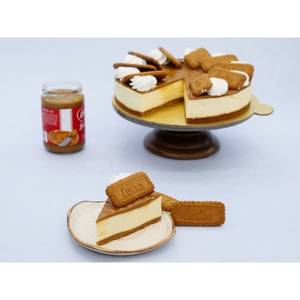 El Lotus Biscoff Cheesecake Slice