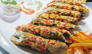 Gilafi Chicken Seekh Kebab