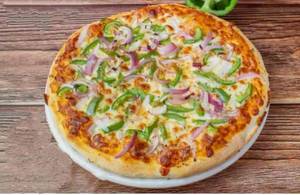 Onion And Capsicum Double Veg Pizza