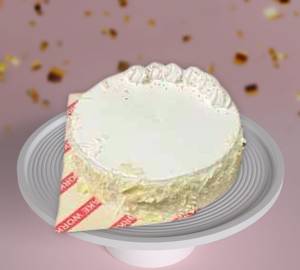White Forest Cake 1kg Eggless