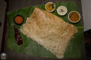 Onion Cheese Masala Rava Dosa