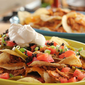 Chicken Topped Nachos