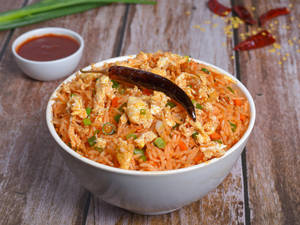 Schezwan Egg Fried Rice