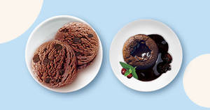 Choco Lava + Chocolate Ice Cream