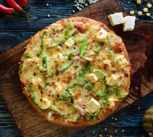 Double cheese paneer pizza [half]
