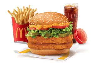 McSpicy Deluxe Chicken Double Patty Burger Combo