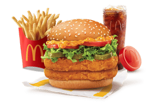 McSpicy Deluxe Chicken Double Patty Burger Combo