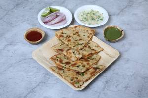 Aloo Onion Cheese Paratha