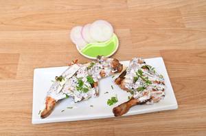 Chicken afghani roasted with cream butter