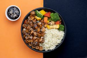 Mushroom Teriyaki Meal With Veggies & Choice Of Base