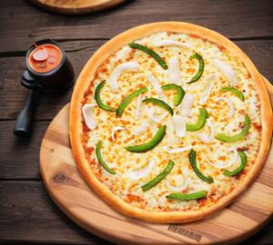 Green Capsicum Pizza (8 Inch)