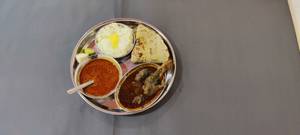 Chicken Curry Thali ( Leg Piece )
