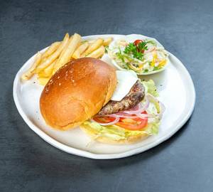 Cheesy Lamb Burger