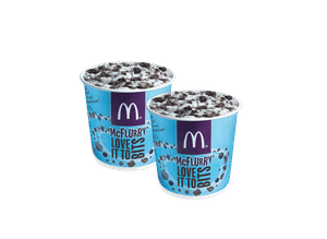 2 McFlurry Oreo (S)