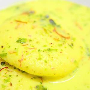 Kesar Rasmalai (1 Piece)