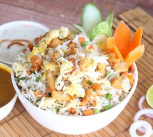 Double Egg Chicken Fried Rice.