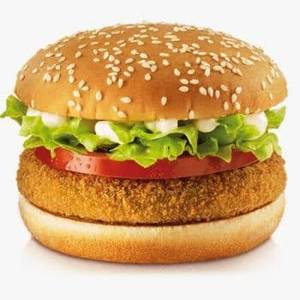 Aloo Tikki Cheese Burger