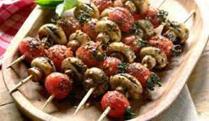 Mushroom Kabab