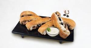 Italian Stuffed Garlic Breadsticks + Cheesy Dip...