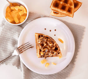 Mango Waffle [ Seasonal]