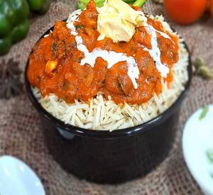 Mushroom Butter Masala Rice Bowl