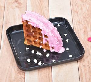 Cotton candy waffles