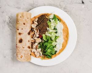 Tofu And Falafel Wrap