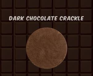 Dark chocolate crackle