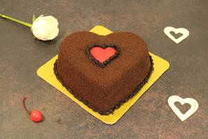 Heart Shape Chocolate Mud Cake