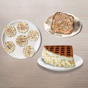 Pocket Waffle + Pancakes + Brownie