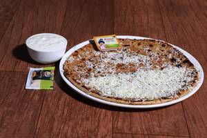 Cheese Paneer Onion Garlic Parotha