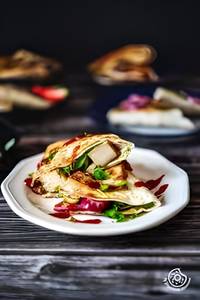 Paneer tikka wrap