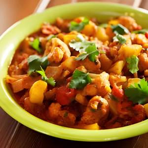 Aloo Gobi Tomato Fry