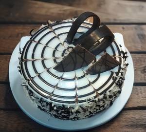 Eggless Marble Fantasy Cake