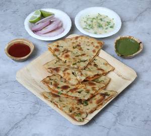 Green Peas Paratha