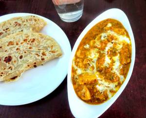 Paneer Naan With Paneer Of The Day
