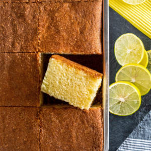 Lemon Ricotta Slice