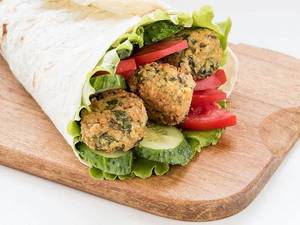 Hot & Spicy Falafel Wrap