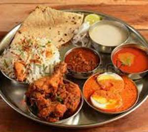 Chicken thali                                                                                                                                                      