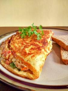 Scrambled Omelette (roasted Chicken)