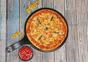 American Corn & Cheese Pizza